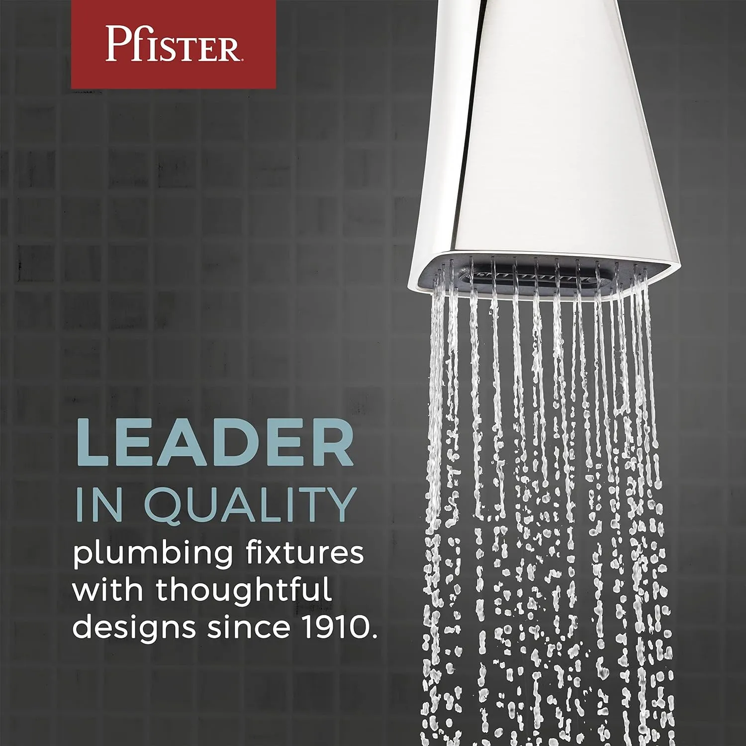 Pfister LG898DFC Kenzo Tub and Shower Trim Kit, Polished Chrome
