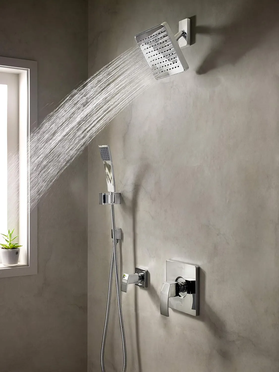 Pfister LG898DFC Kenzo Tub and Shower Trim Kit, Polished Chrome