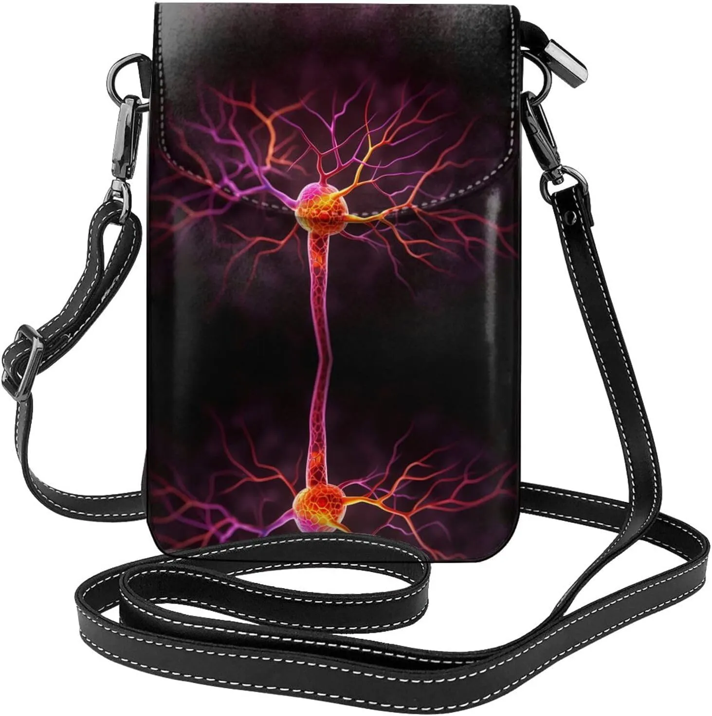 PHAYAH Cell Nucleus Extension Small Crossbody Phone Bags For Women Leather Cell Phone Purse Wallet