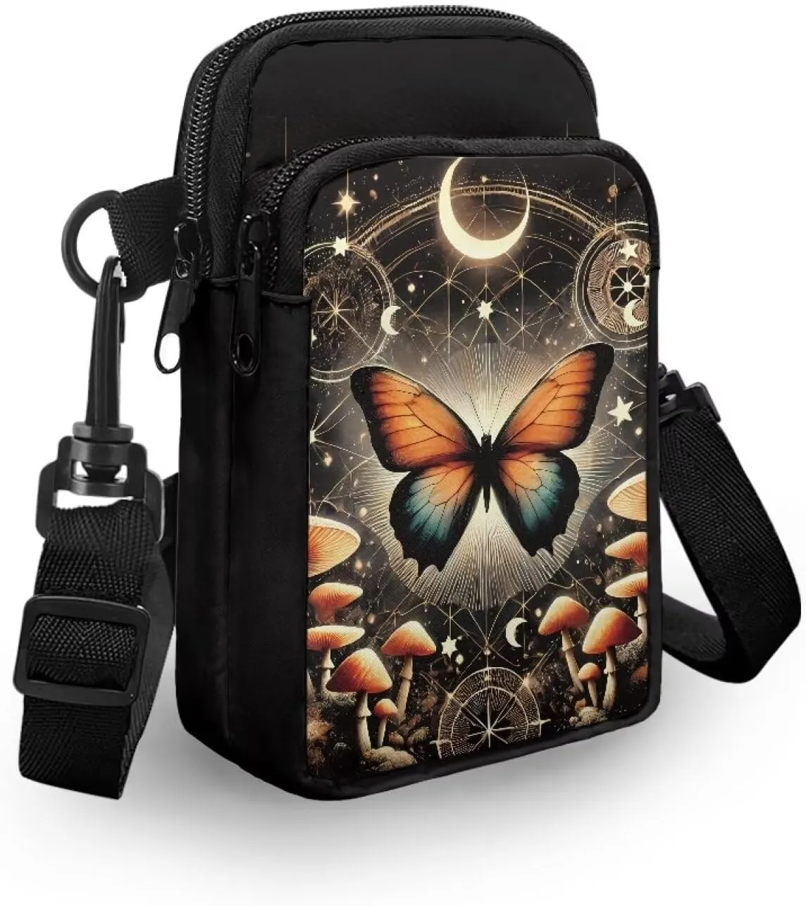 Phone Bag Purse Wallet Crossbody Bag Lightweight Roomy Pockets Smartphone Sports Armband Bag