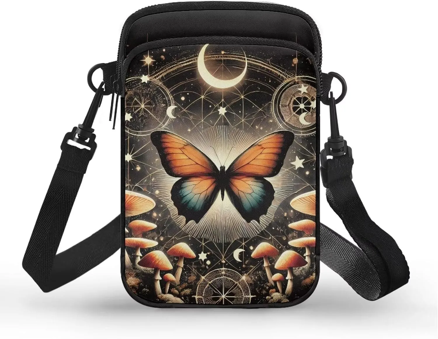 Phone Bag Purse Wallet Crossbody Bag Lightweight Roomy Pockets Smartphone Sports Armband Bag