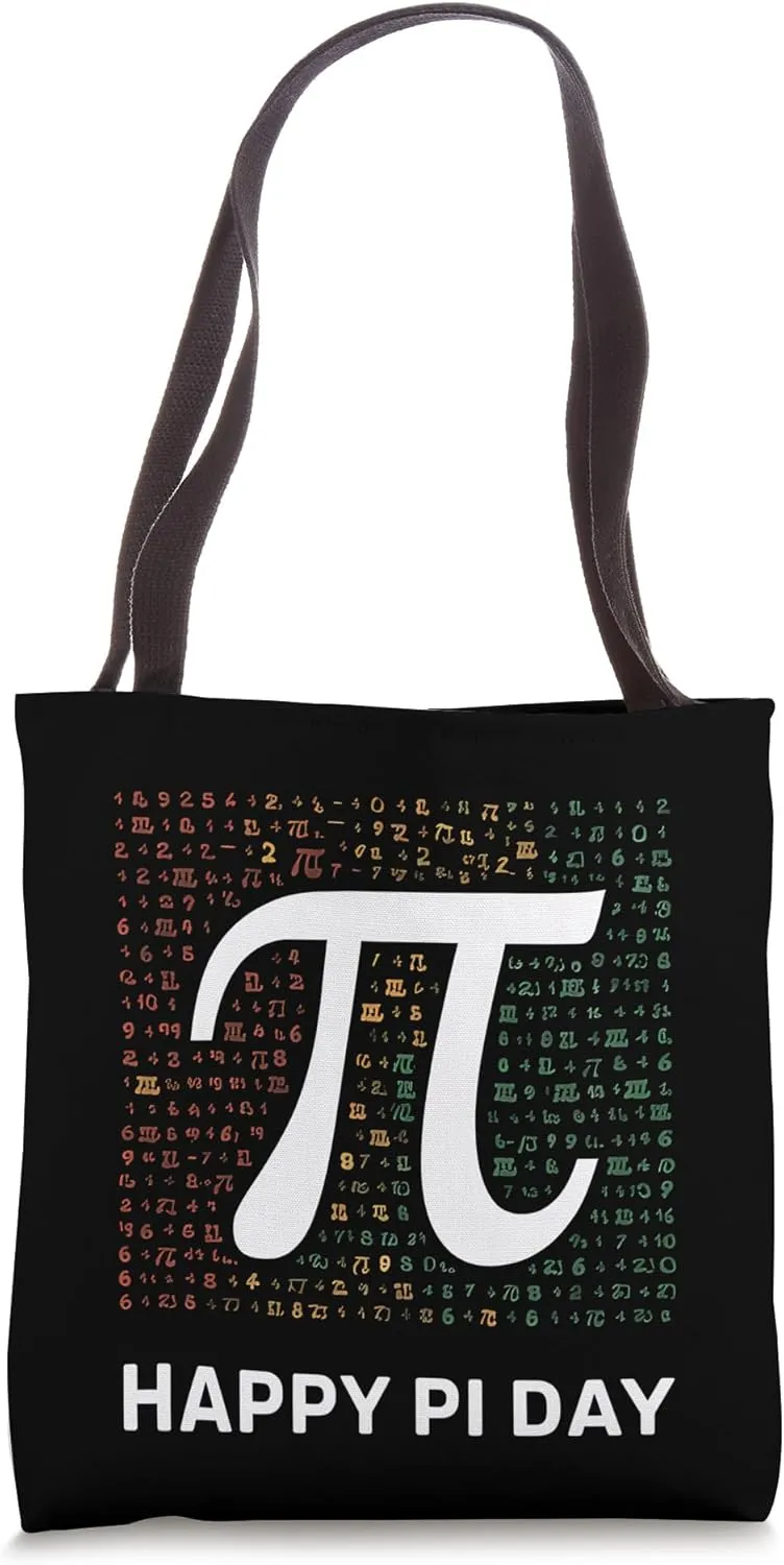 Pi Day Math Teacher Student Gift Happy Pi Day March 14th Tote Bag