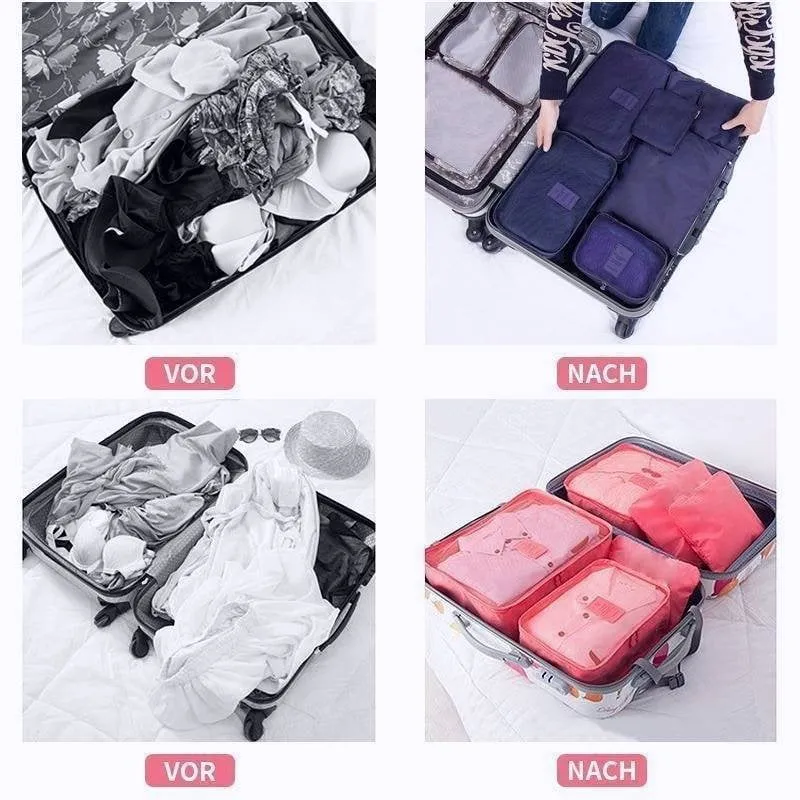 Pieces Portable Luggage Packing Cubes