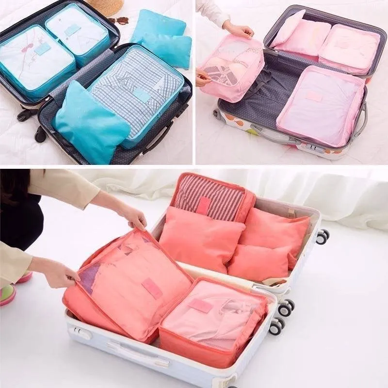 Pieces Portable Luggage Packing Cubes