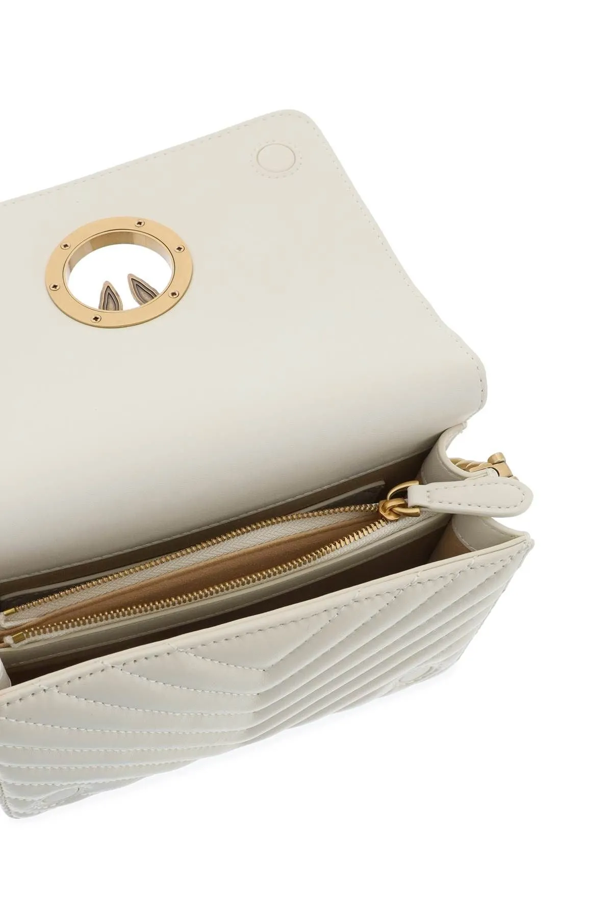 Pinko Love Click Mini Chevron Bag