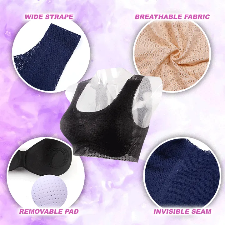 Plus Size Breathable Sports Bra