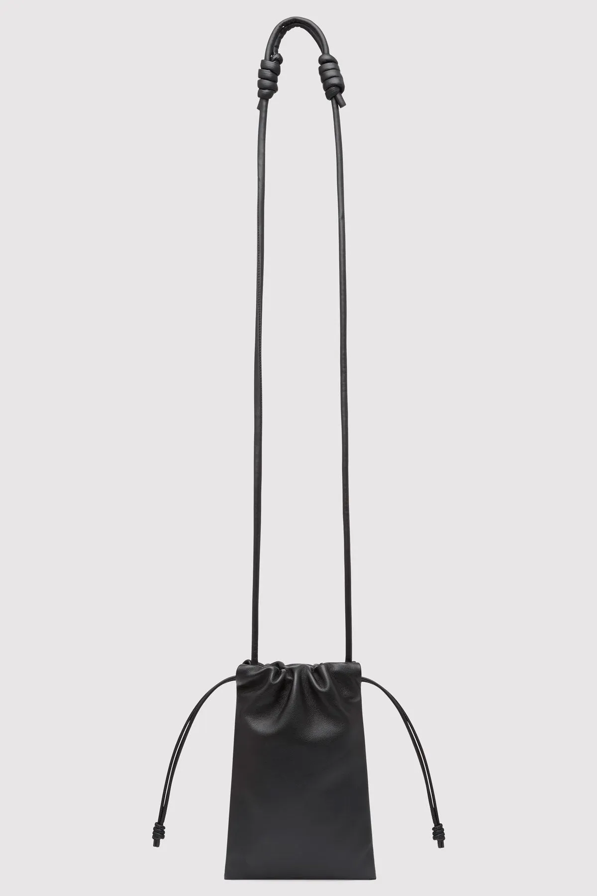 Pochette souple avec cordon de serrage - Noir