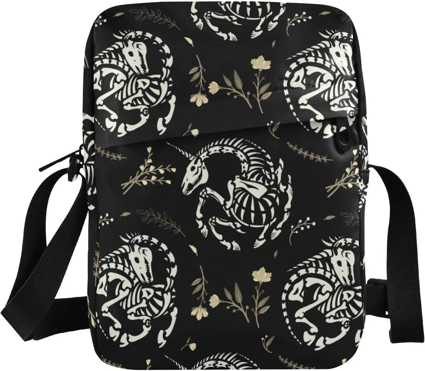 Poeticcity Crossbody Phone Bag, Small Messenger Shoulder Bag, Cash Handbag Wallet Purse