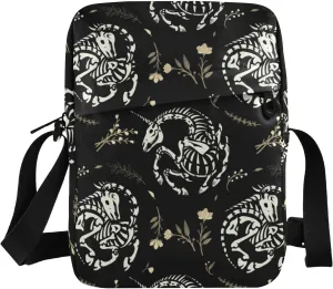 Poeticcity Crossbody Phone Bag, Small Messenger Shoulder Bag, Cash Handbag Wallet Purse