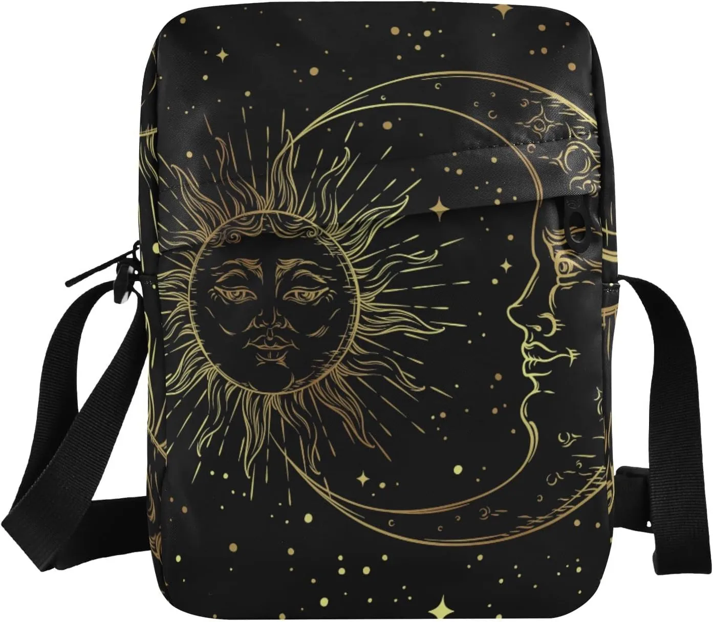 Poeticcity Crossbody Phone Bag, Small Messenger Shoulder Bag, Cash Handbag Wallet Purse