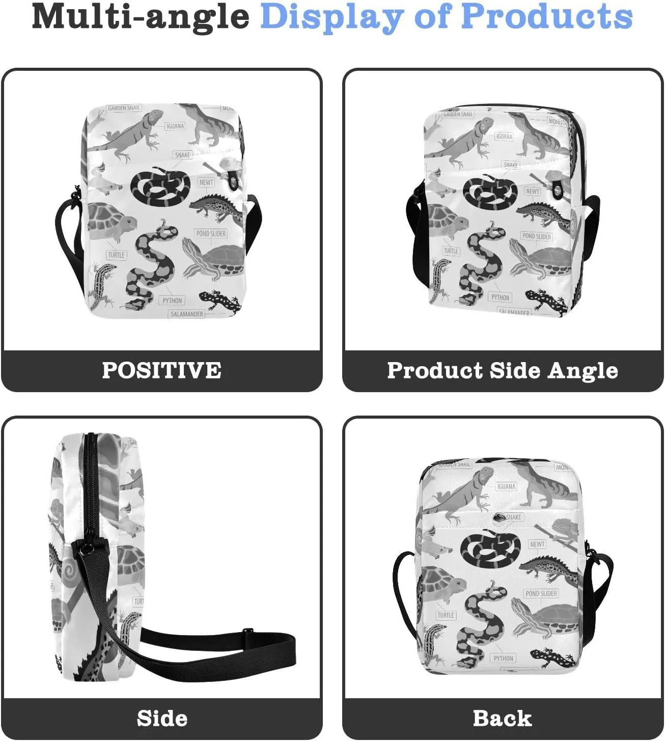 Poeticcity Crossbody Phone Bag, Small Messenger Shoulder Bag, Cash Handbag Wallet Purse