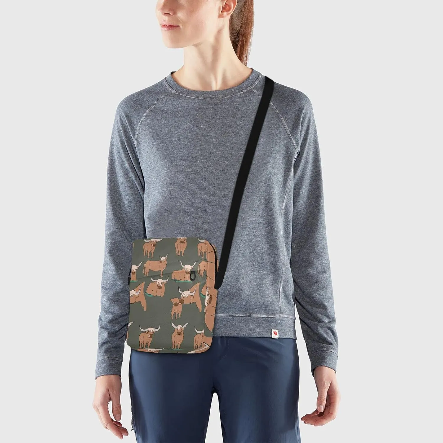 Poeticcity Crossbody Phone Bag, Small Messenger Shoulder Bag, Cash Handbag Wallet Purse