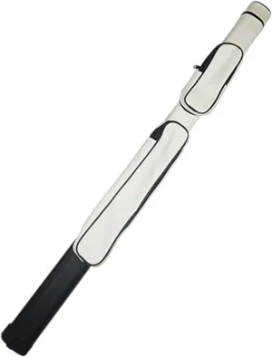 Pool Cue Case - Nylon Billiard Stick Bag with Padded Compartments, Adjustable Shoulder Strap & Large Accessory Pockets
