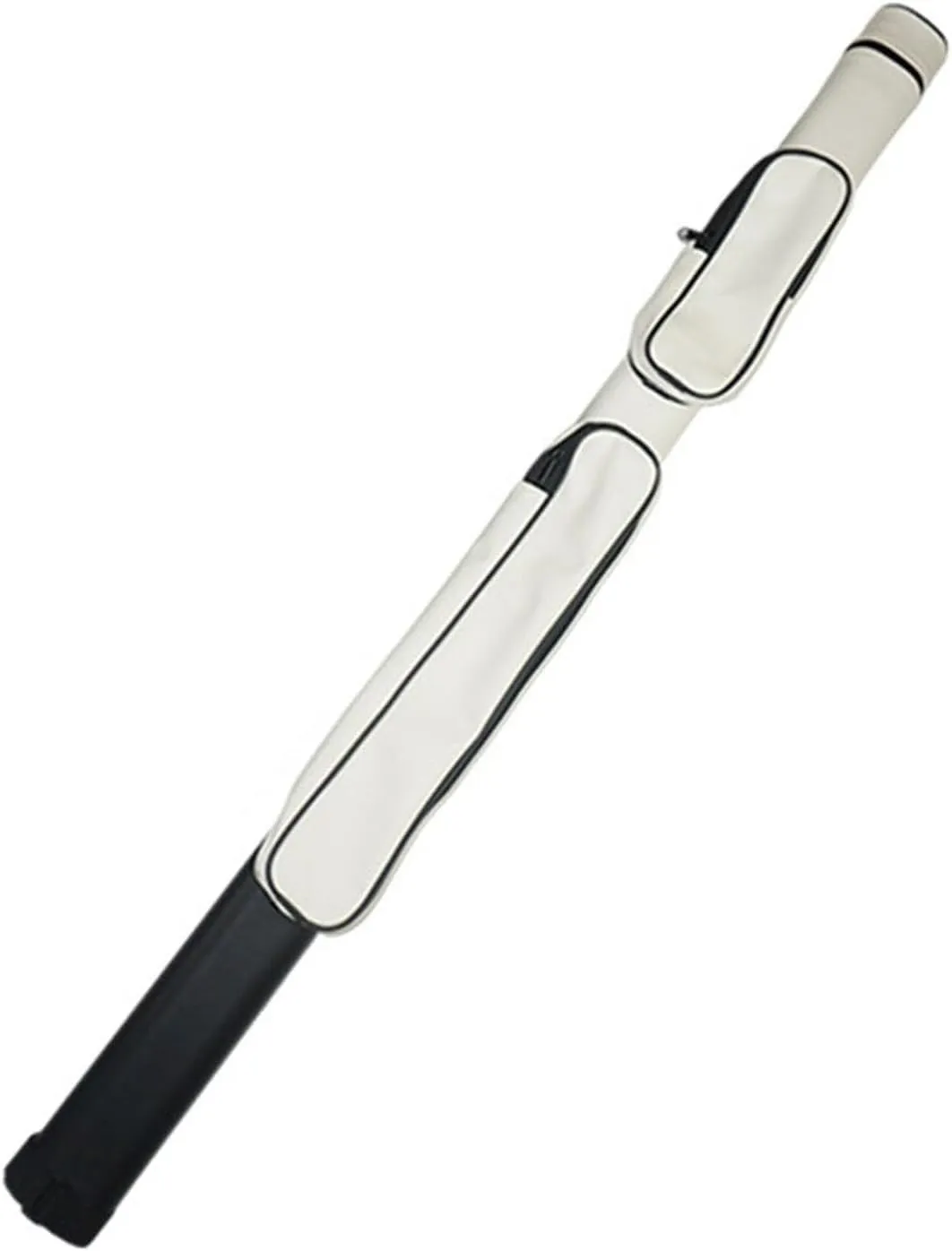 Pool Cue Case - Nylon Billiard Stick Bag with Padded Compartments, Adjustable Shoulder Strap & Large Accessory Pockets