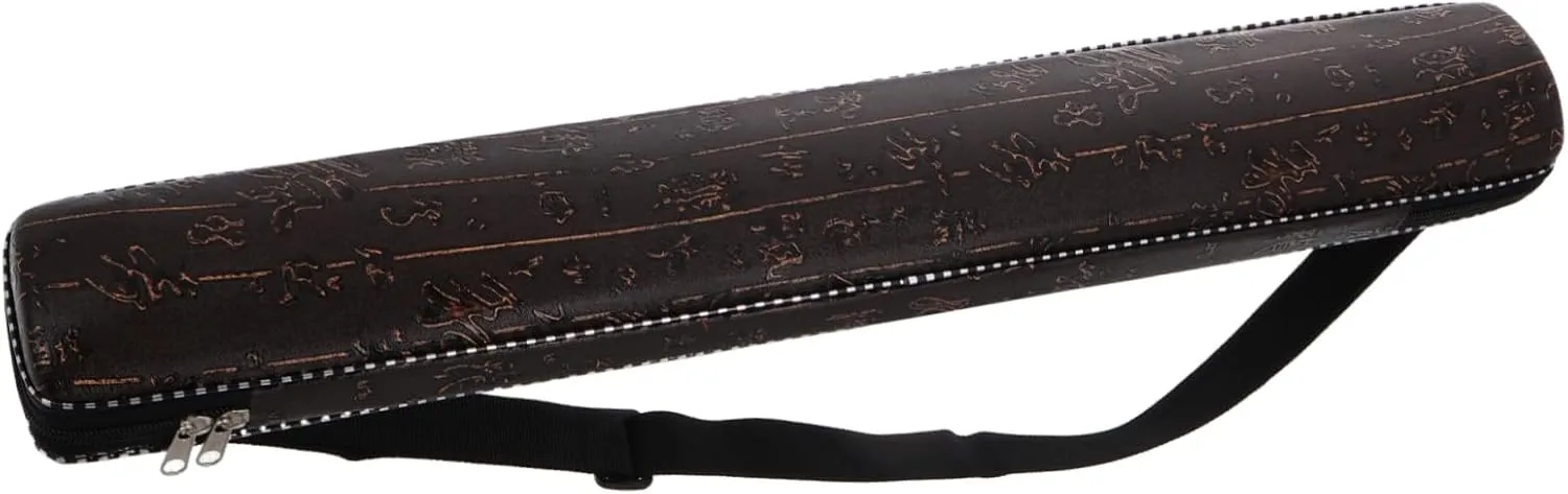 Portable Flute Case with Carrying Bag for Flutes and Clarinets Vertical Hard Shell Storage Case for Travel Musicians