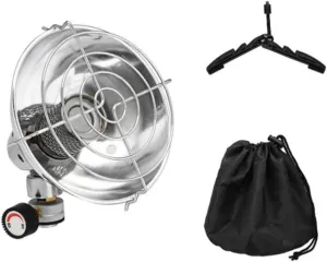 Portable Gas Heater Mini Camping Tent Warmer Propane Butane Heating Stove with Stand Storage Bag Outdoor Garden Accessory