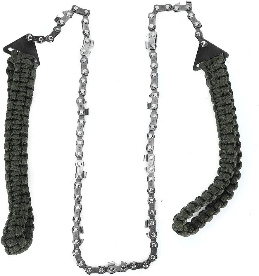 Portable High Carbon Steel Hand Chain Saw Cutting Tool for Camping Hiking Outdoor