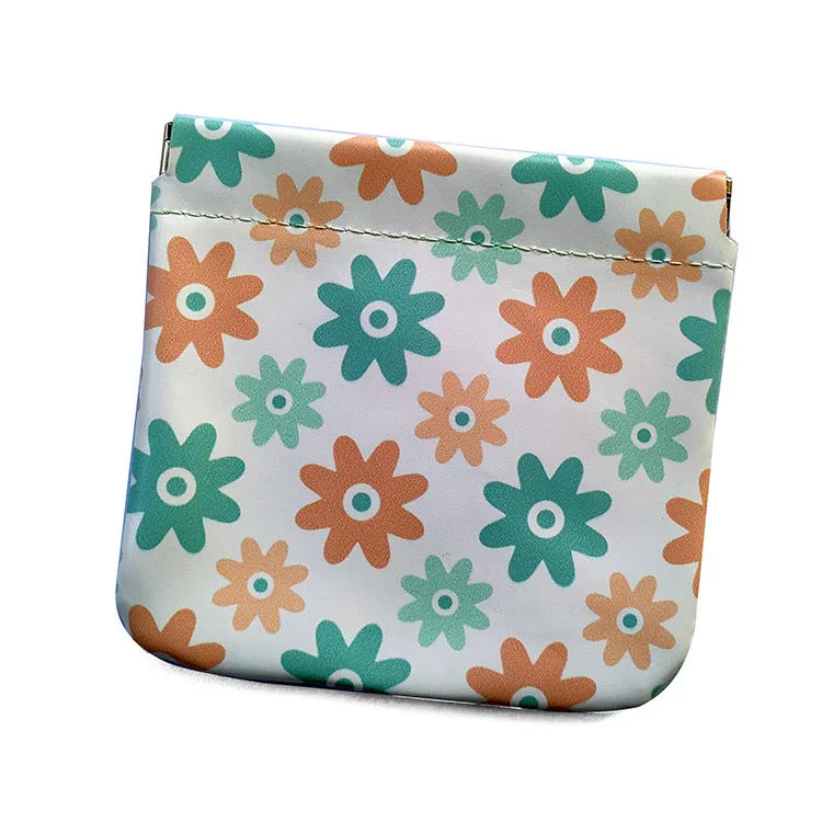 Portable Leather Mini Air Cushion Storage Cosmetic Bags