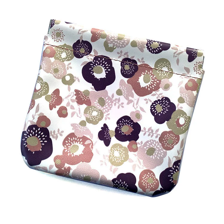 Portable Leather Mini Air Cushion Storage Cosmetic Bags