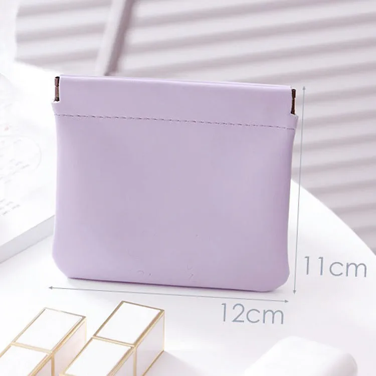 Portable Leather Mini Air Cushion Storage Cosmetic Bags