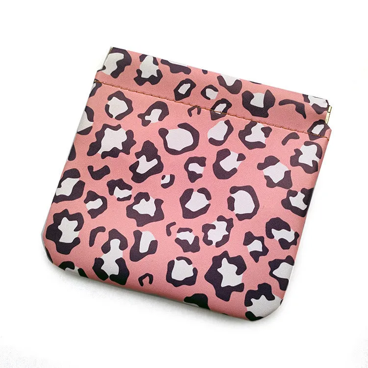 Portable Leather Mini Air Cushion Storage Cosmetic Bags