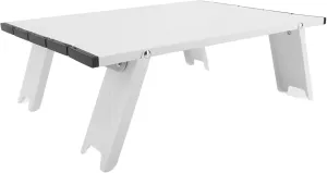 Portable Mini Folding Aluminum Table, Dual Purpose Fixed Lock Table for Camping and Traveling Picnic