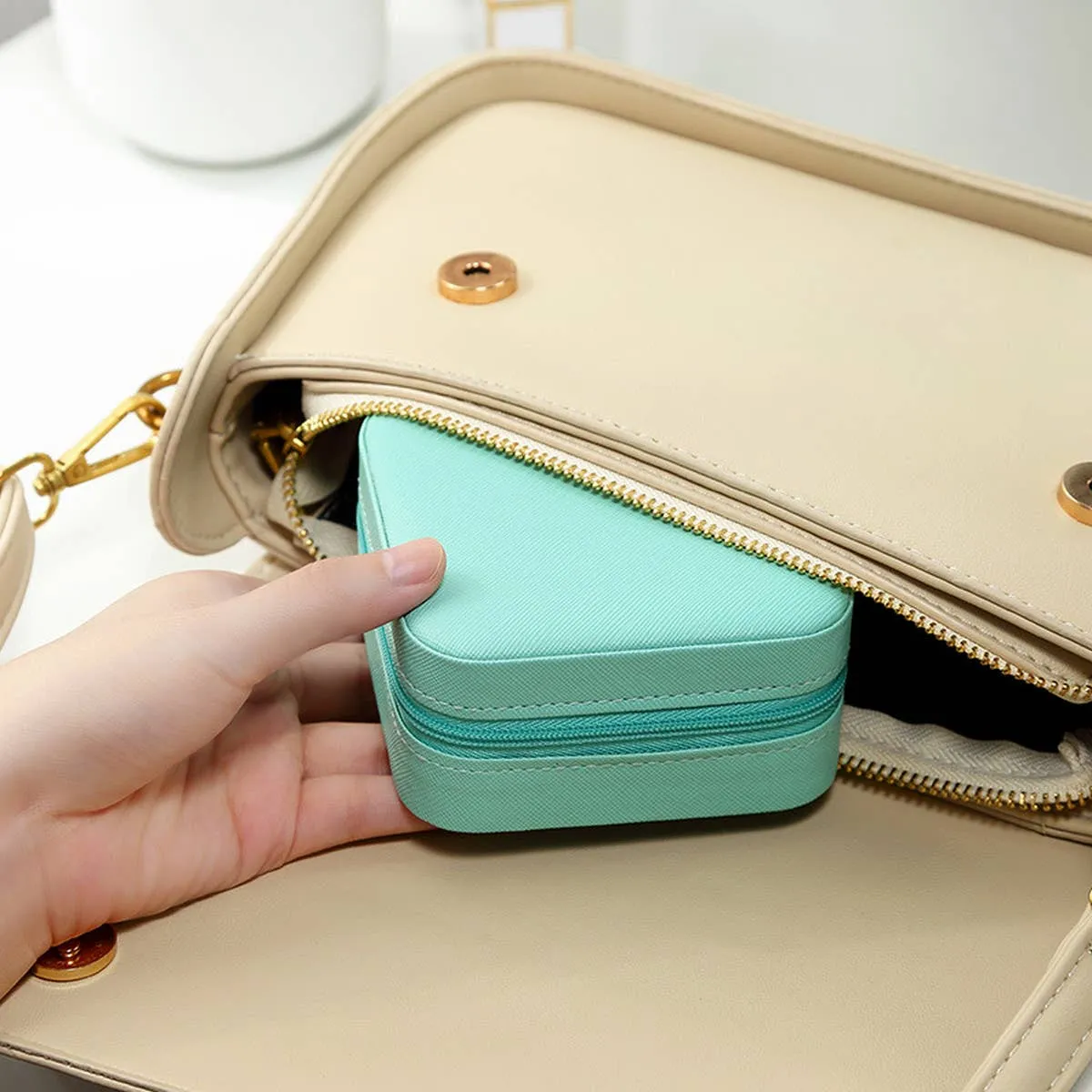 Portable Travel Jewelry Box