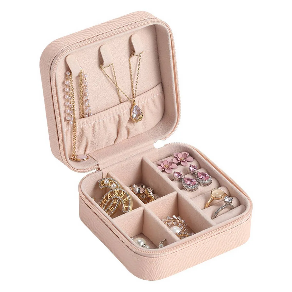 Portable Travel Jewelry Box