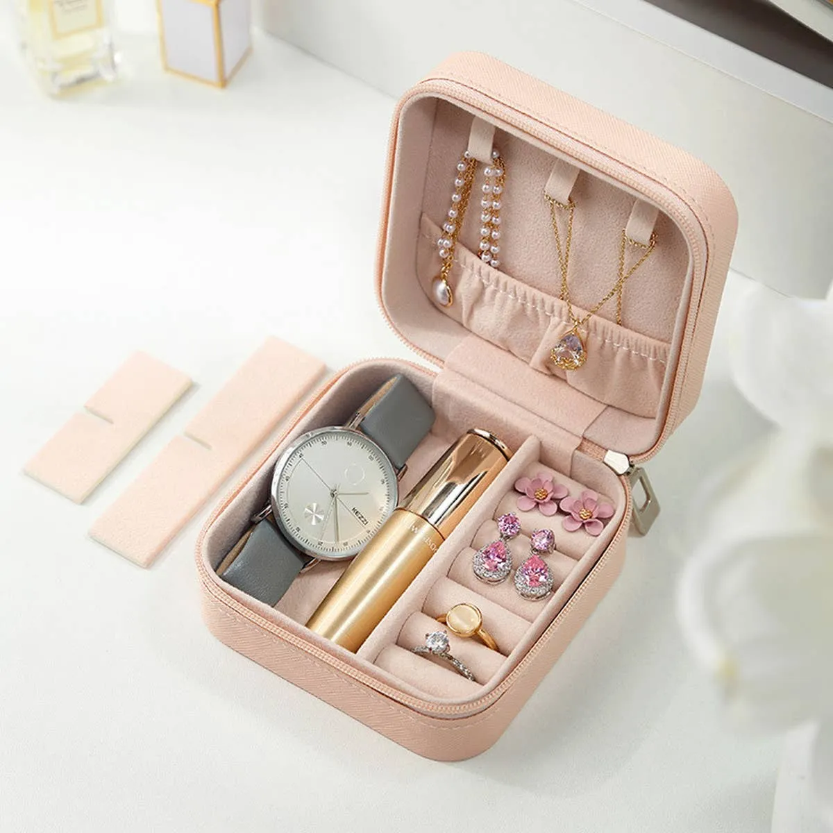 Portable Travel Jewelry Box