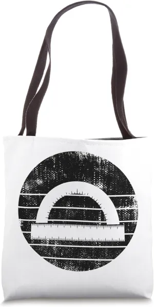 Protractor Ruler Architectural Planner Architect Tote Bag