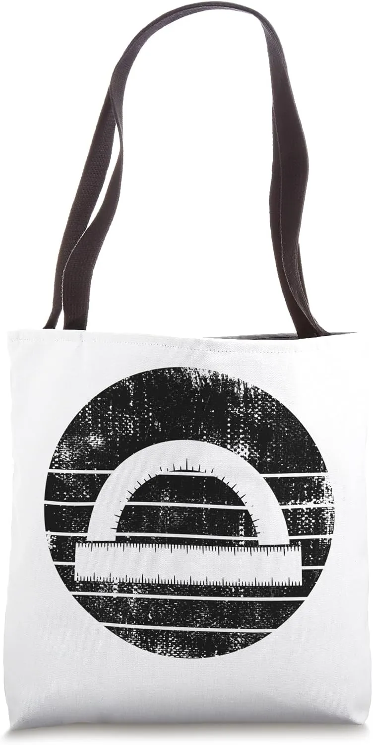 Protractor Ruler Architectural Planner Architect Tote Bag