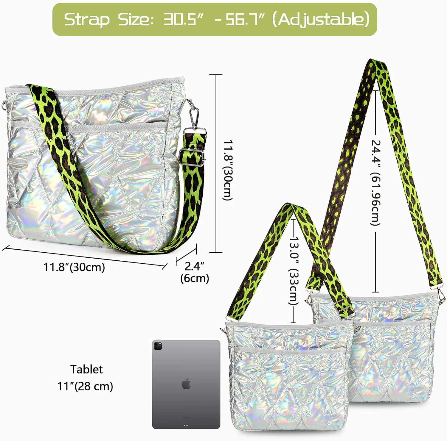 Puffy Crossbody Bags, Quilted Purses with Zip, Trendy Fashion Shoulder Bags, Padded Soft Handbags for Women