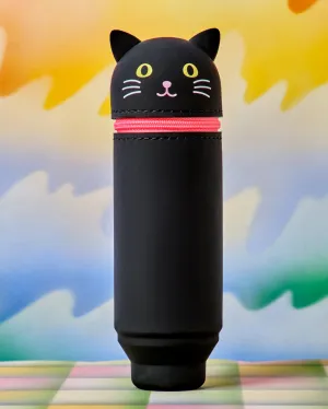 Punilabo Stand Up Pen Case - Black Cat