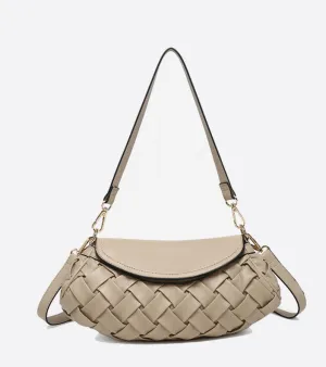 Purse - Kaleen Woven Satchel w/Crossbody Strap