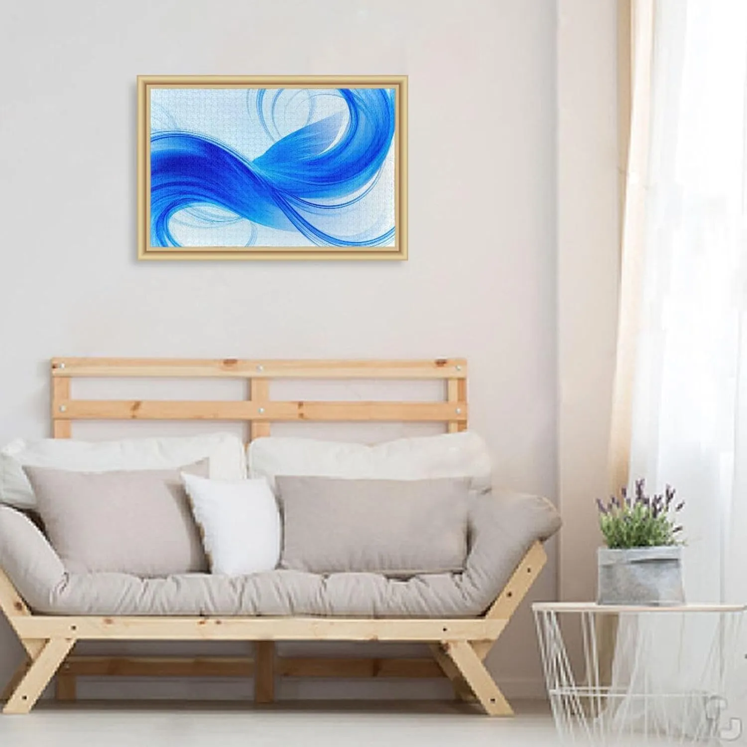 Puzzles for Adults 1000 Piece Blue Fish Tail Jigsaw Puzzles Kids Game Toys Gift Home Decor 202c2013