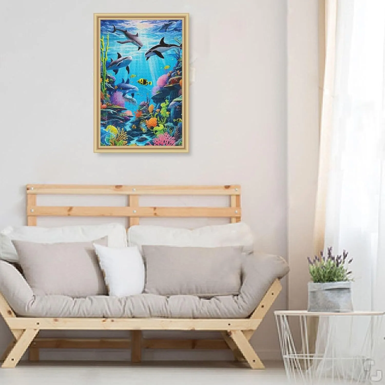Puzzles for Adults 1000 Piece Whales Dolphin Fish Undersea Jigsaw Puzzles Kids Game Toys Gift Home Decor 202A2482
