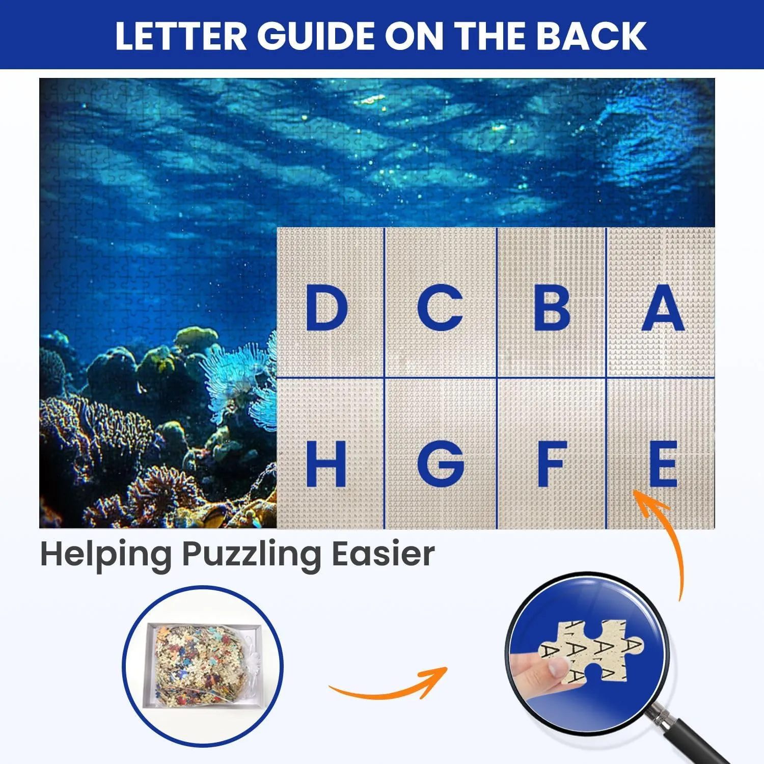 Puzzles for Adults 1000 Pieces Amazing Underwater Tropical Fishes Wooden Jigsaw Puzzles Challenging Fun Educational Family Games Kid Toys Art Work Gift Home Decor