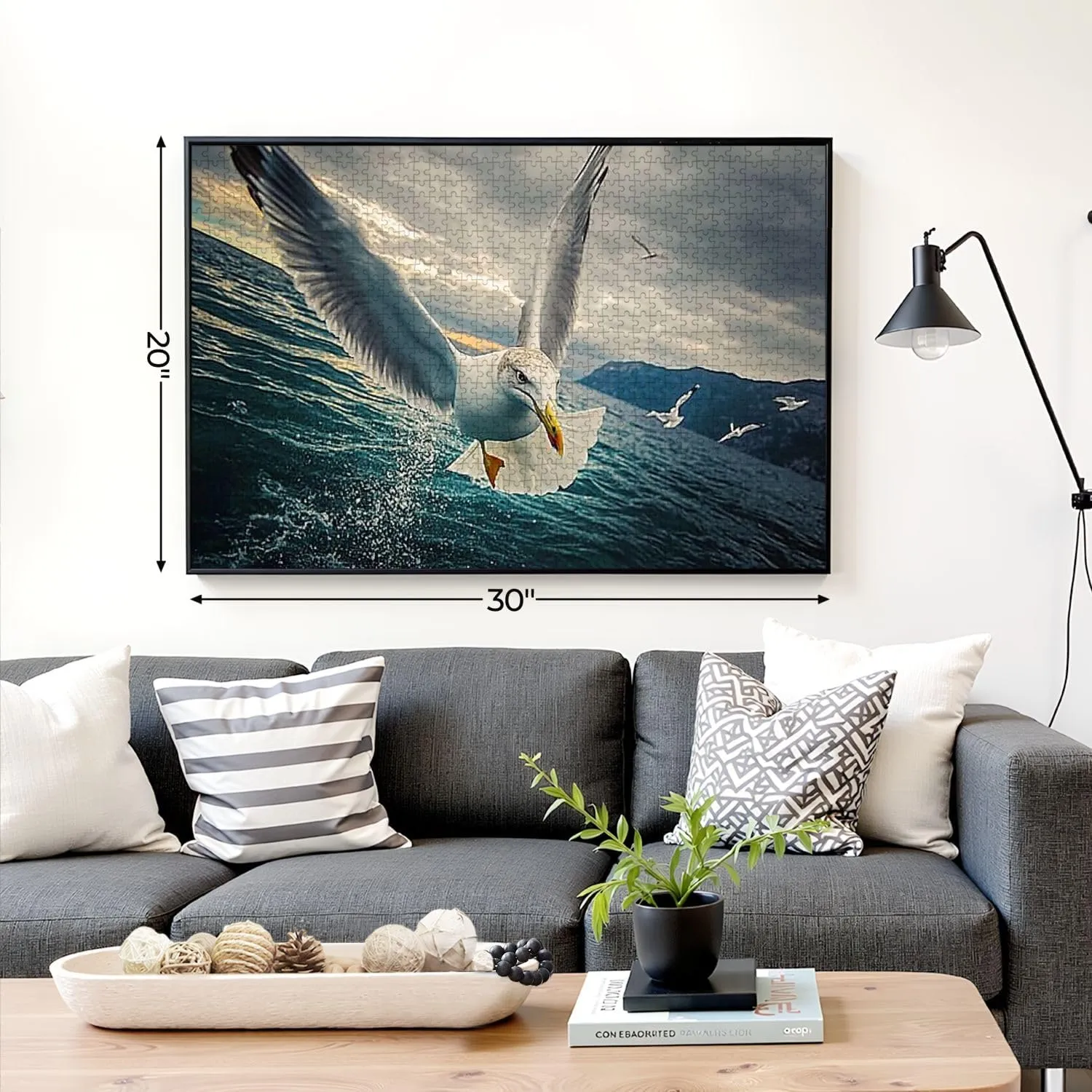 Puzzles for Adults 1000 Pieces Fishing Wooden Jigsaw Puzzles Challenging Fun Educational Family Games Kid Toys Art Work Gift Home Decor
