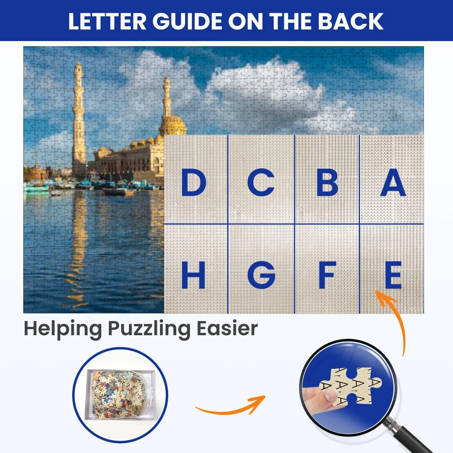 Puzzles for Adults 1000 Pieces Hurghada Reflecting red sea Fishing Boats Sunset Wooden Jigsaw Puzzles Challenging Fun Educational Family Games Kid Toys Art Work Gift Home Decor