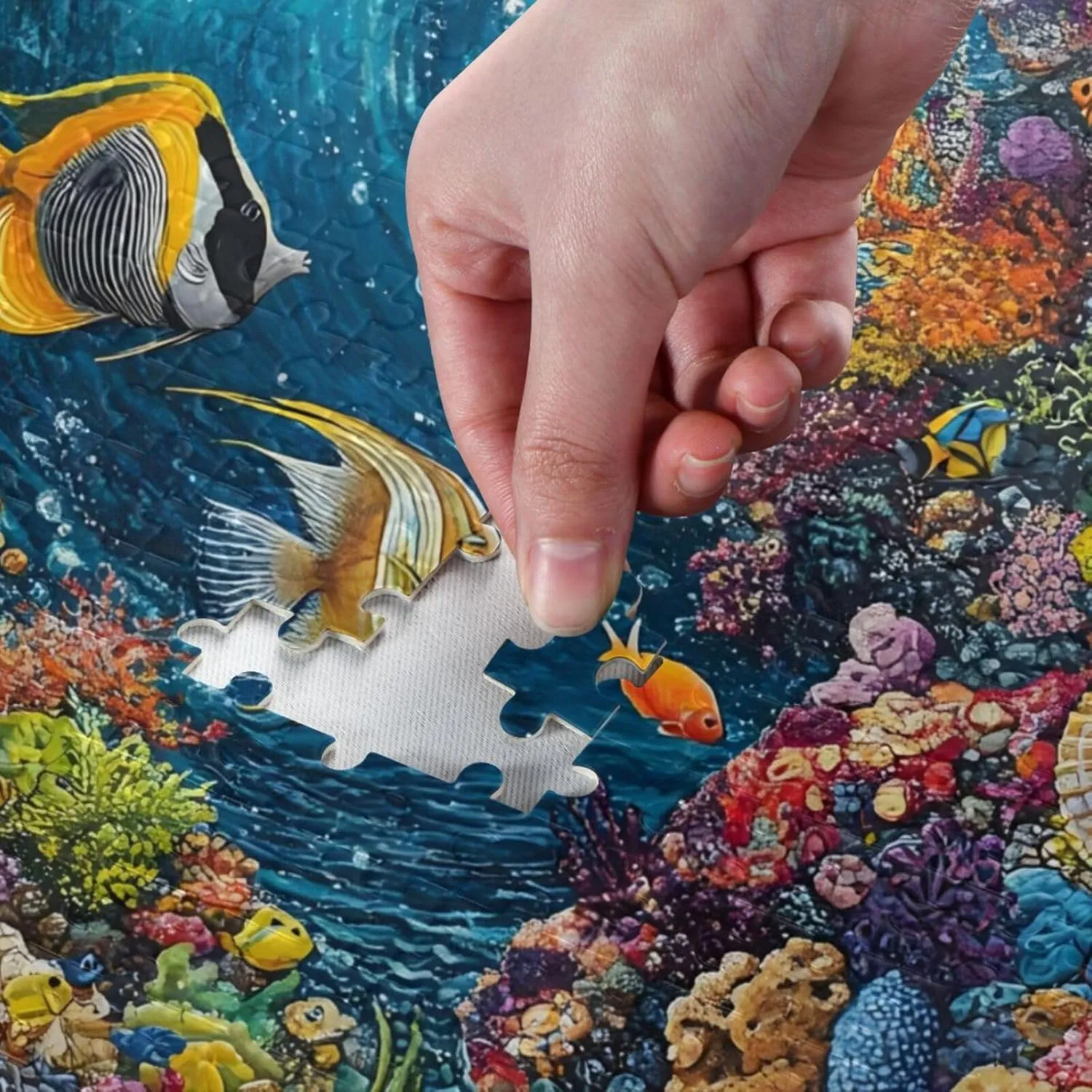 Puzzles for Adults 500 Piece Undersea Fish Jigsaw Puzzles for Kids Toy Game Gift 202b8696