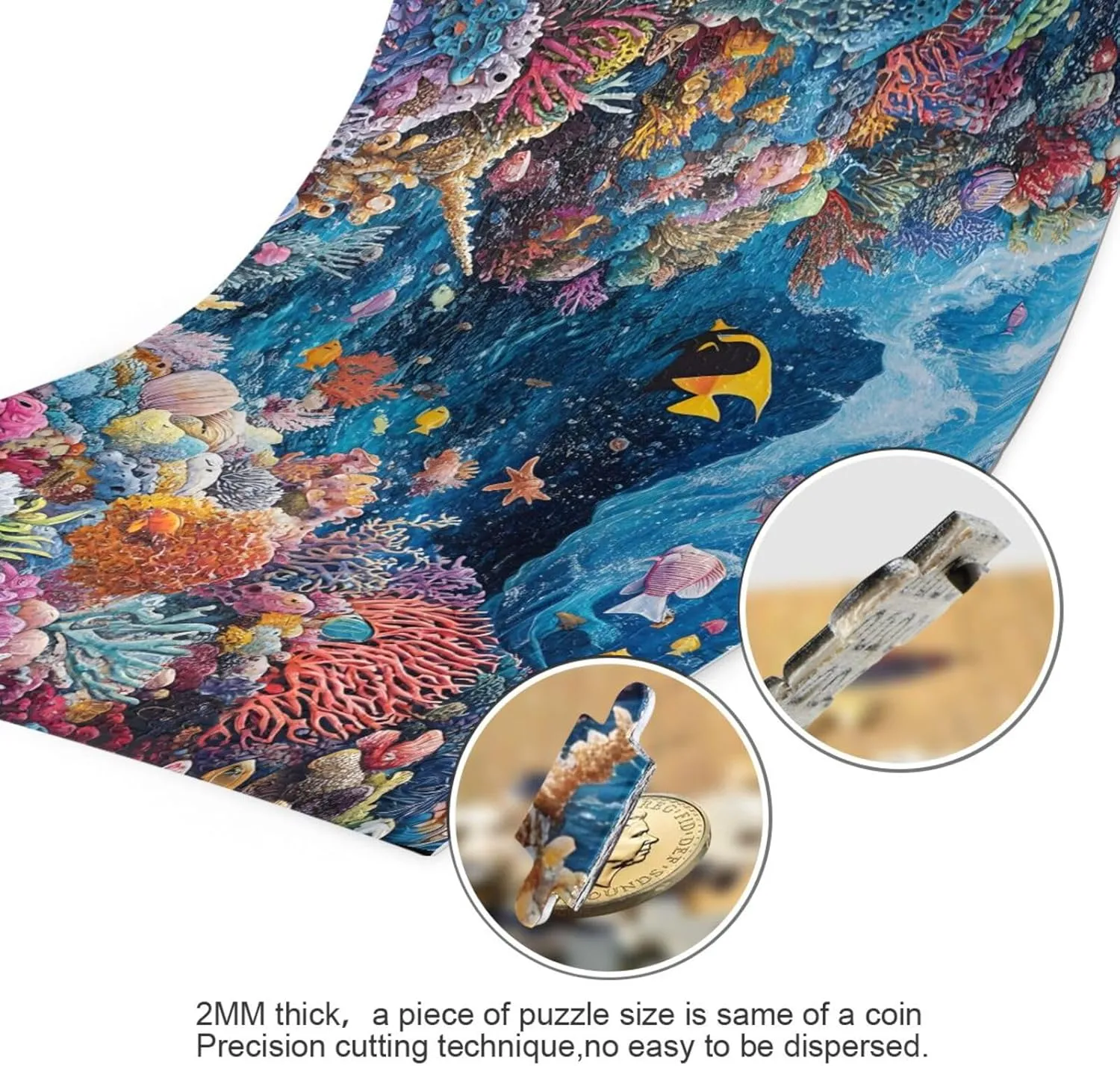 Puzzles for Adults 500 Piece Undersea Fish Jigsaw Puzzles for Kids Toy Game Gift 202b8699
