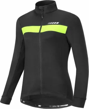 qualidyne Women's Thermal Cycling Jersey Long Sleeve Winter 3 Pockets Bike Fleece Jackets Windproof Biking Coat Cold Weather