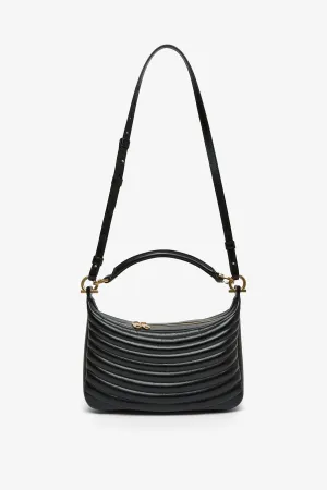 Quilted black bag