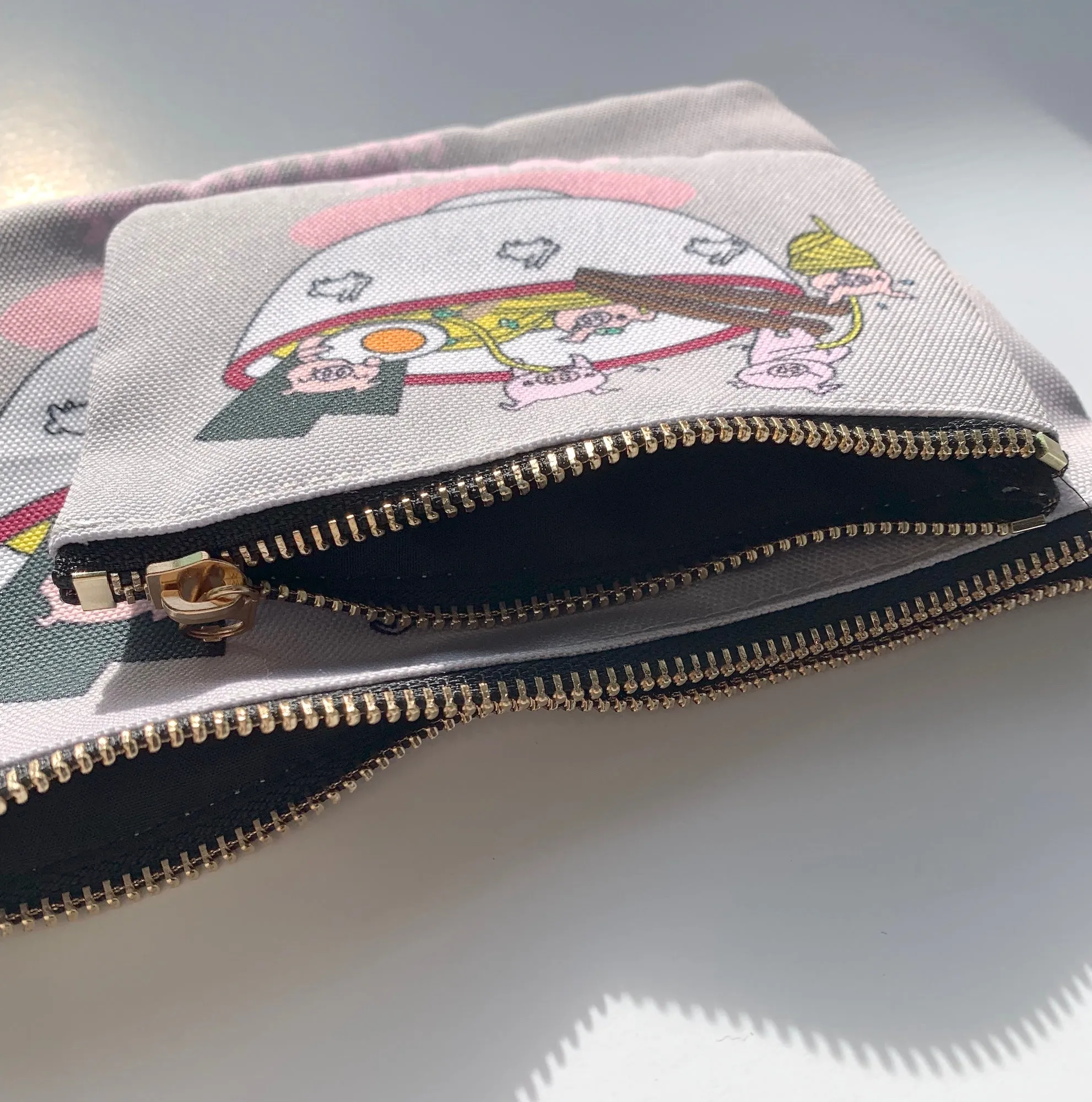 Ramen Zipper Pouches