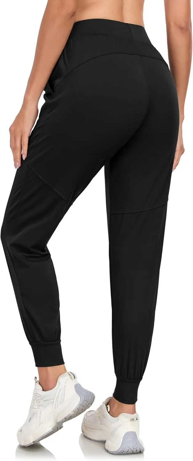 Rapoo 27"/29"/31" Soft, Skin-Friendly, and Highly Elastic Women's Joggers Sweatpants Pants with Pockets