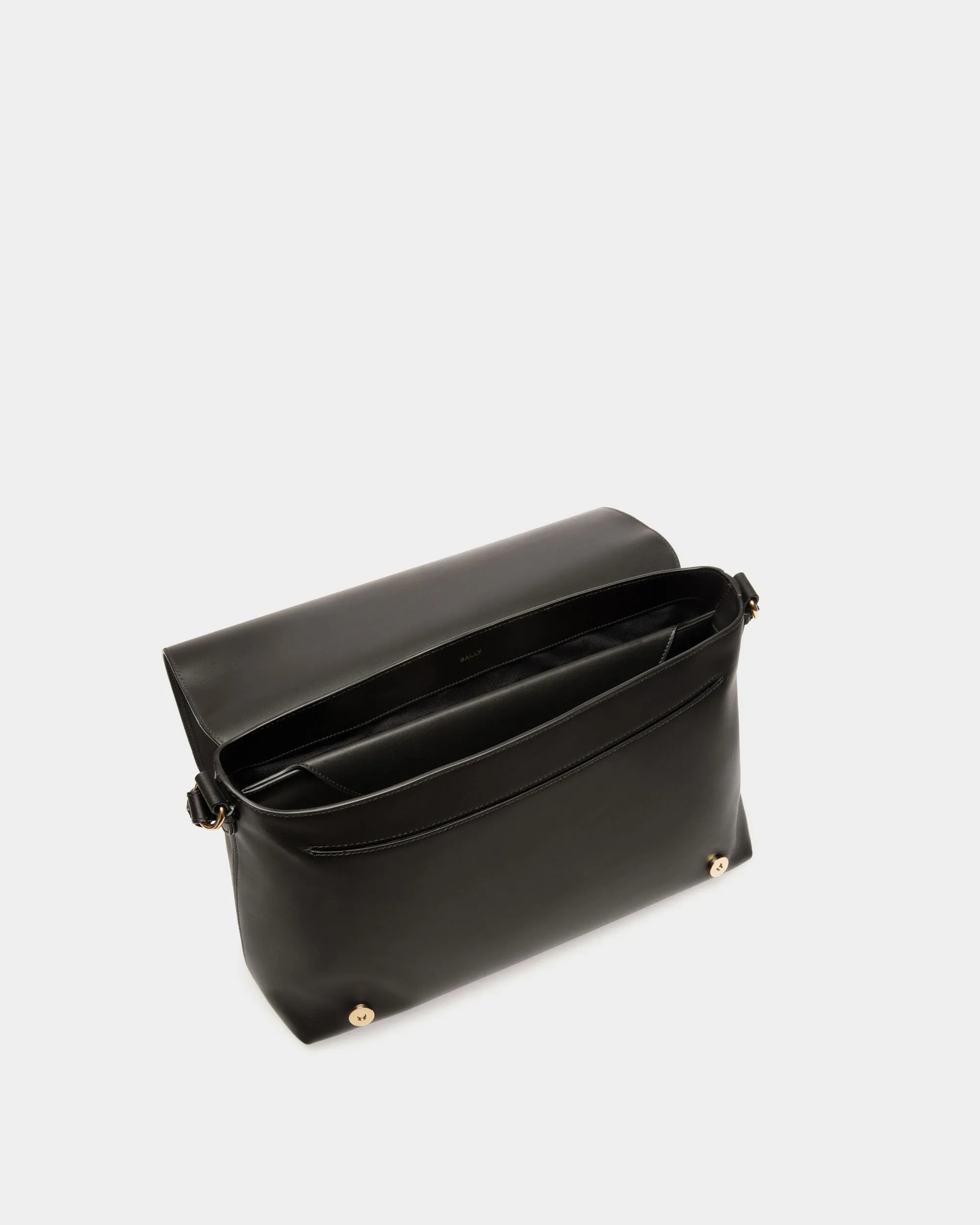 Ray Crossbody Bag in Black Leather