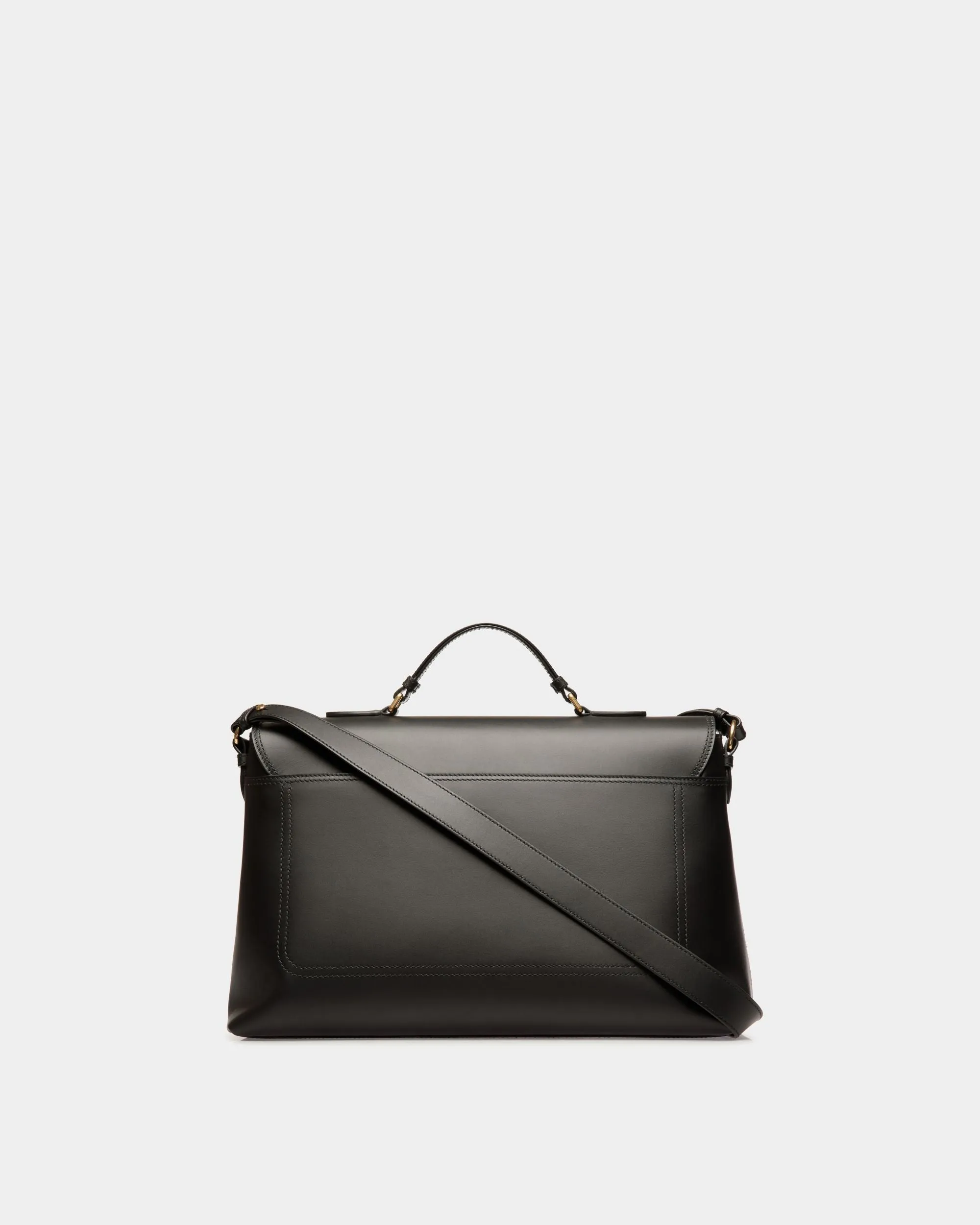 Ray Crossbody Bag in Black Leather