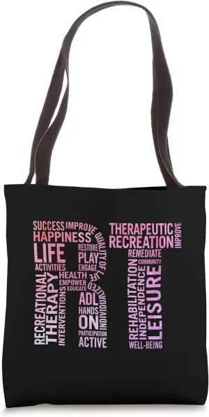 Recreational Therapy Gift RT Month Recreational Therapist Tote Bag