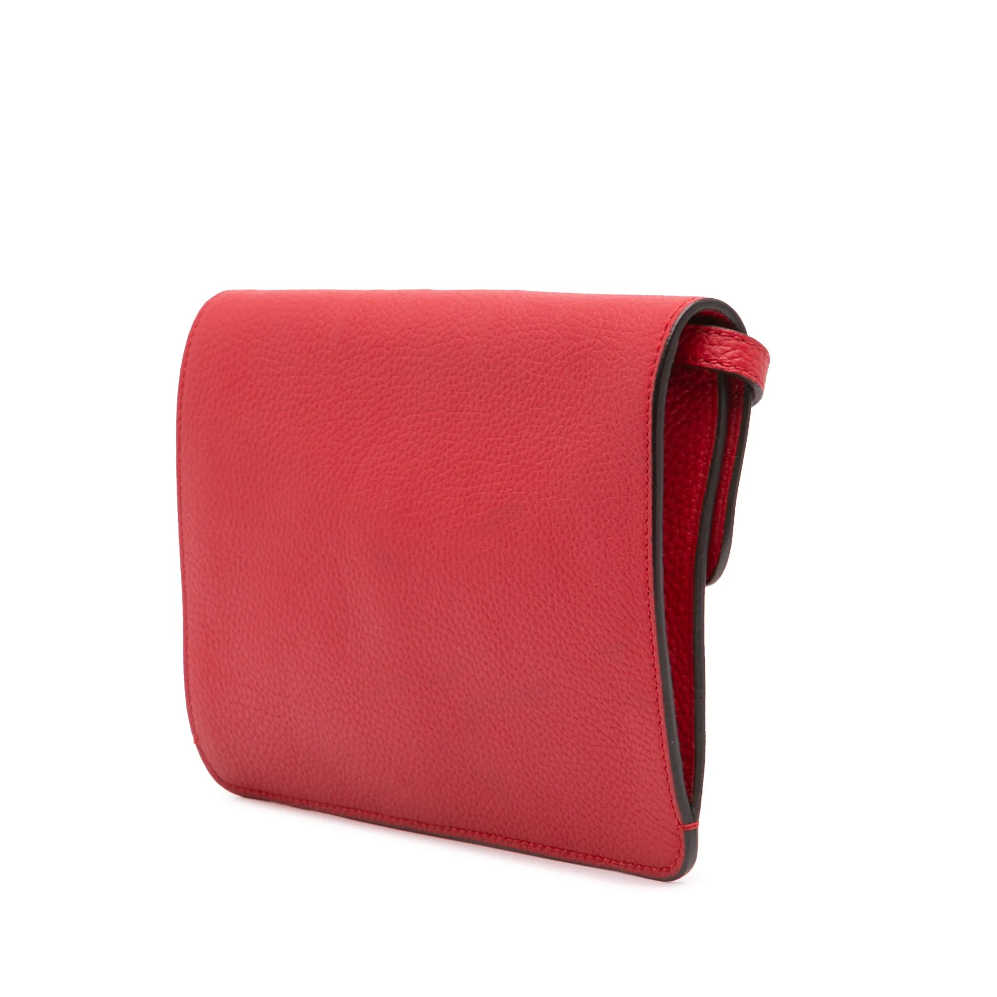 Red Gucci Leather Soft Jackie Convertible Crossbody