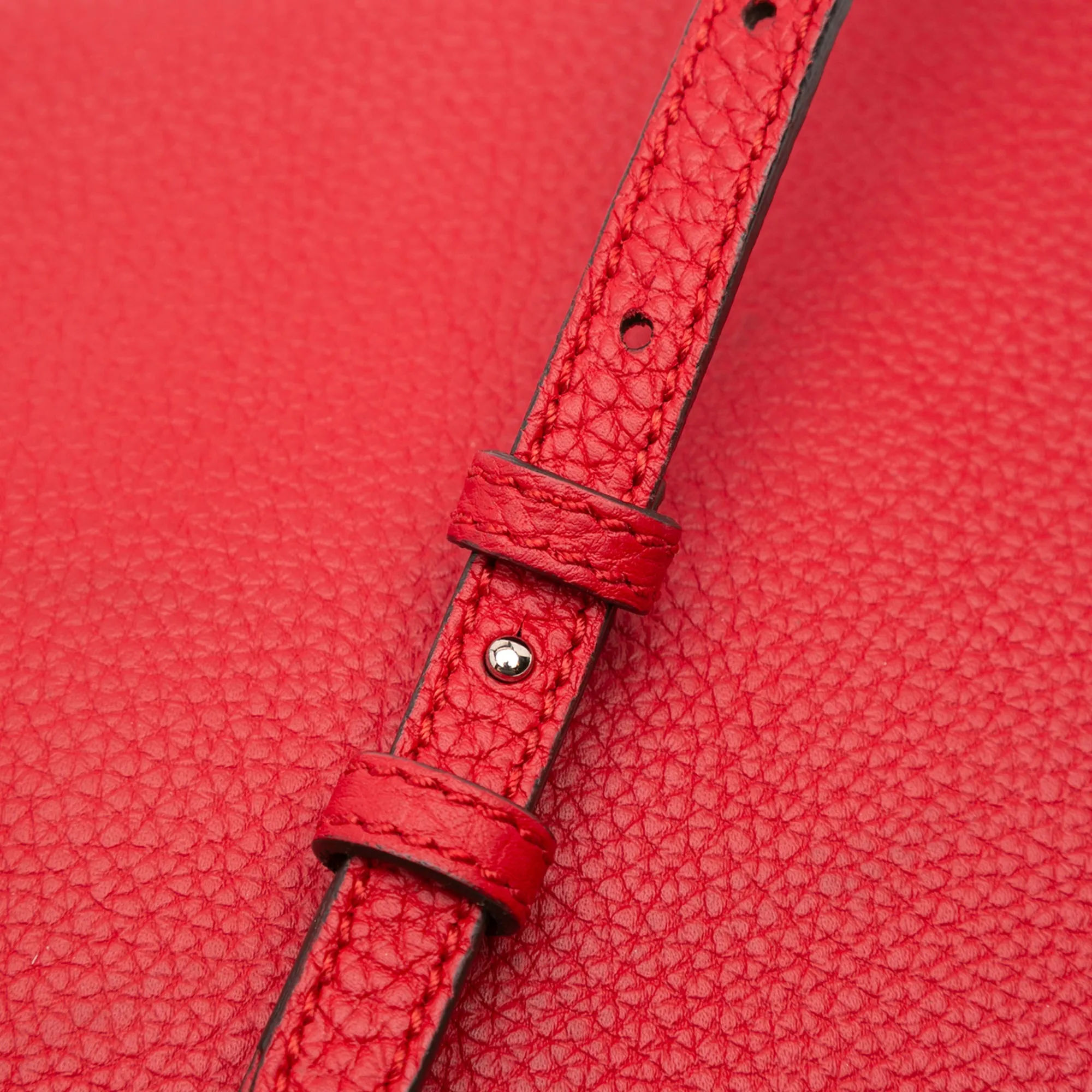 Red Gucci Leather Soft Jackie Convertible Crossbody